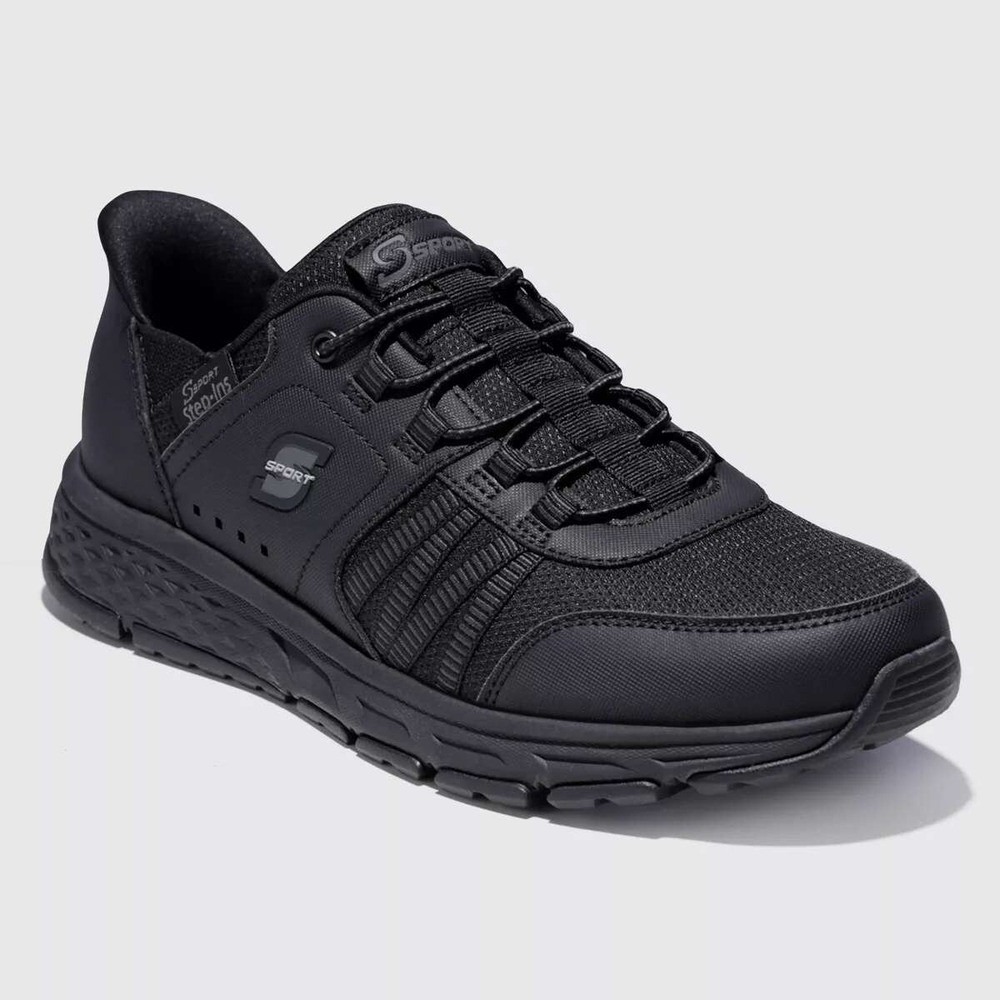 Men's Skechers Sandler Step Ins Sneakers Black Size 12 New With Tags